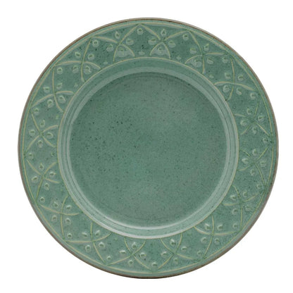 [18 PEÇAS] Aparelho de Jantar de Cerâmica para 6 Pessoas + Kit de Silicone de Brinde