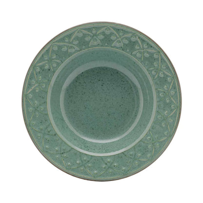 [18 PEÇAS] Aparelho de Jantar de Cerâmica para 6 Pessoas + Kit de Silicone de Brinde