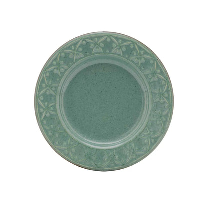 [18 PEÇAS] Aparelho de Jantar de Cerâmica para 6 Pessoas + Kit de Silicone de Brinde