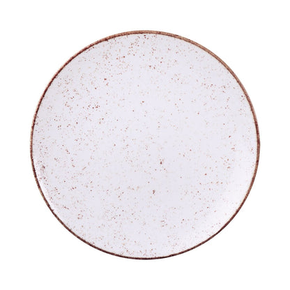 [18 PEÇAS] Aparelho de Jantar de Porcelana Rústica para 6 Pessoas + Conjunto de Bowls para Sopa de Brinde