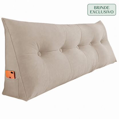 [10 PEÇAS] Jogo de Cama Siena 300 Fios 100% Algodão com Colcha e Manta Decorativa + Travesseiro de Cabeceira de Brinde