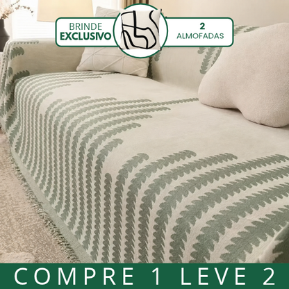 [COMPRE 1 E LEVE 2] Capa para Sofá Verona em Microfibra Premium — Estilo Moderno e Elegante + 2 Almofadas de Brinde