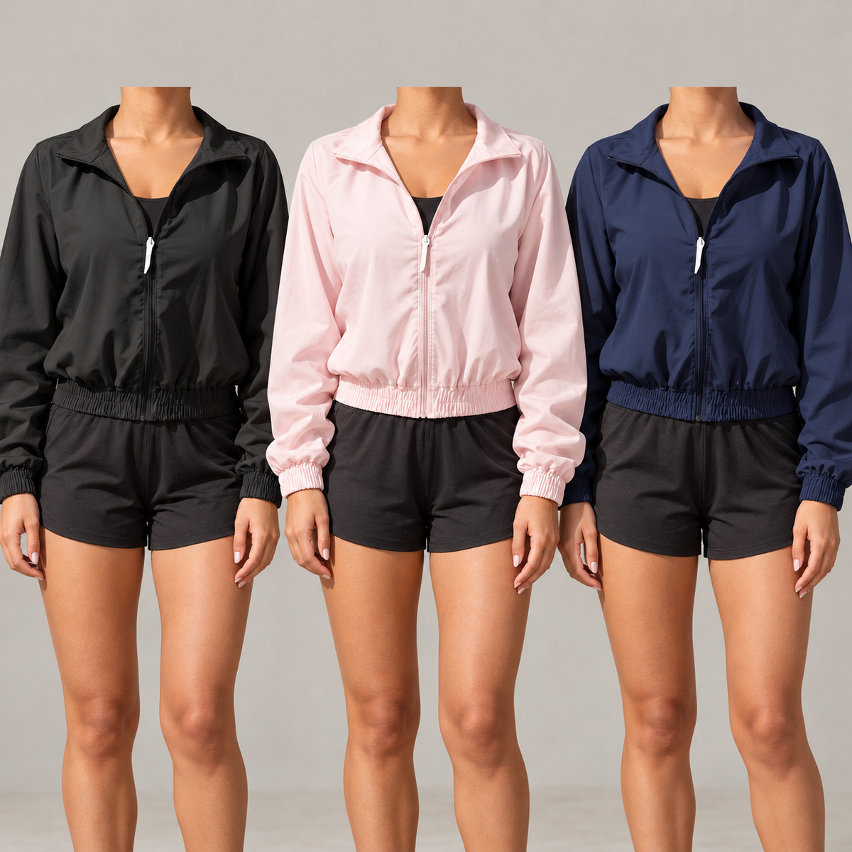 [COMPRE 1 E LEVE 3] Jaqueta Corta-Vento Feminina Ultraleve com Secagem Rápida + Garrafa Térmica de Brinde
