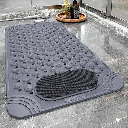 [COMPRE 1 E LEVE 2] Tapete Antiderrapante Massageador para Banheiro + 2 Toalhas de Banho Premium de Brinde
