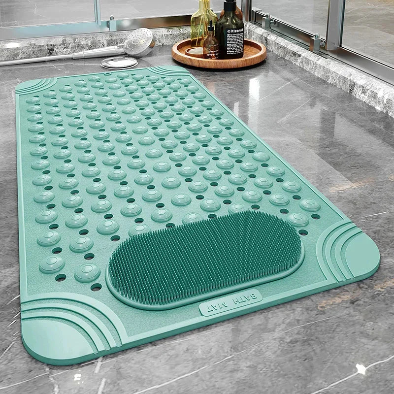 [COMPRE 1 E LEVE 2] Tapete Antiderrapante Massageador para Banheiro + 2 Toalhas de Banho Premium de Brinde