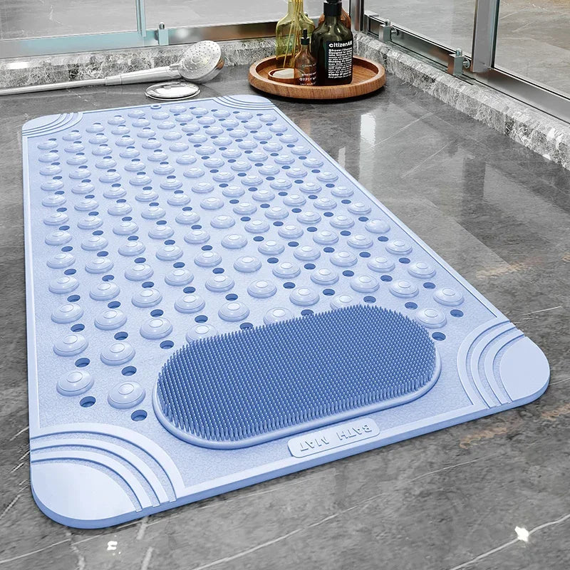 [COMPRE 1 E LEVE 2] Tapete Antiderrapante Massageador para Banheiro + 2 Toalhas de Banho Premium de Brinde